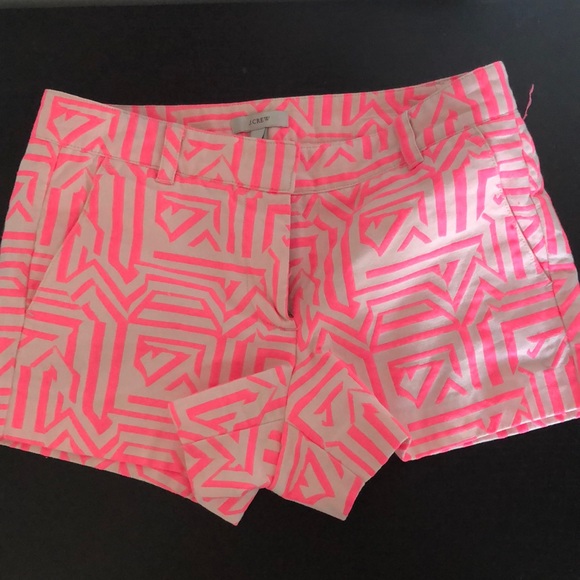 J. Crew Pants - Geometric Print Shorts